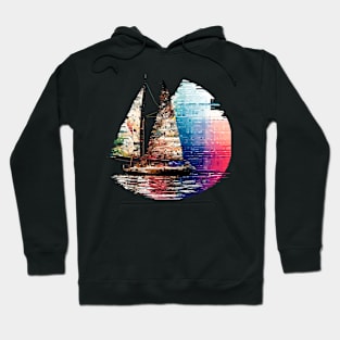 Sailing Boat Sea World Ocean Beauty Discovery Travel Hoodie